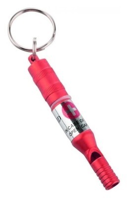 Munkees 3385 брелок-свисток Emergency Whistle red