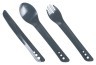 Вилка, ложка, ніж Lifeventure Ellipse Cutlery graphite Фото - 2