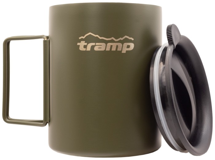 Термокружка TRAMP зі складаними ручками та поїлкою 500мл UTRC-142 olive