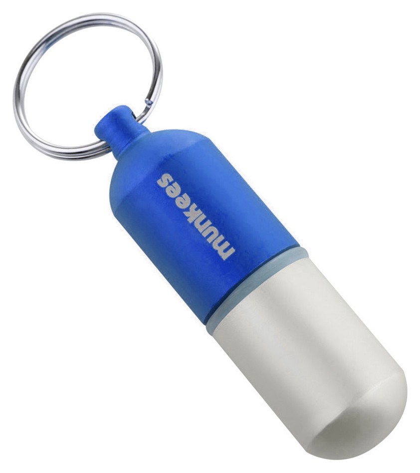 Munkees 3626 брелок Waterproof Capsule Medium dark blue