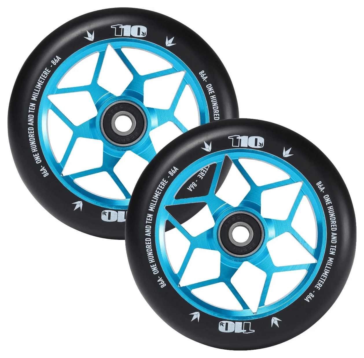 Колесо для трюкового самокату BLUNT DIAMOND 110мм x 24мм Turquoise