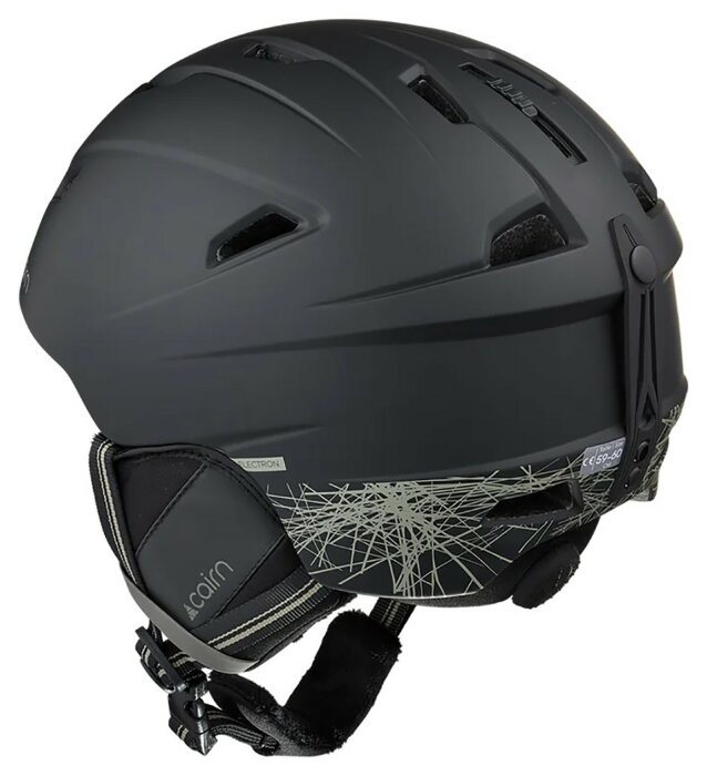 Cairn шолом Electron Graphic mat black-khaki 55-56