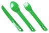 Вилка, ложка, ніж Lifeventure Ellipse Cutlery green Фото - 2