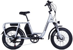 Велосипед з електроприводом 20&quot; AL Dorozhnik eADAMANT HDD рама-18,5&quot; 48B 17.5А*г 750Вт срiблястий 2025 крила, підніжка