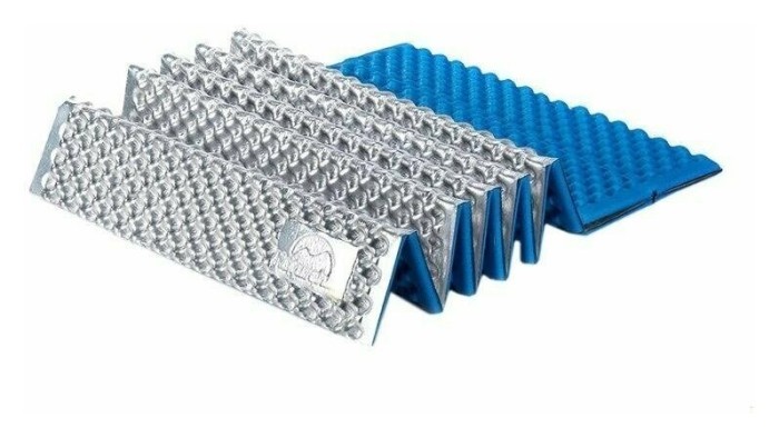 Килимок складний IXPE Naturehike NH19QD008, алюмінієва плівка, 185x56х1,8 см, блакитний