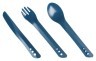 Вилка, ложка, ніж Lifeventure Ellipse Cutlery navy blue Фото - 2