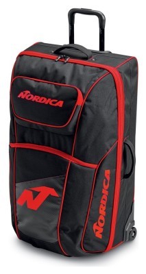 Сумка дорожня на коліщатках Nordica RACE DUFFLE ROLLER 96 L Black/red (0N3019)