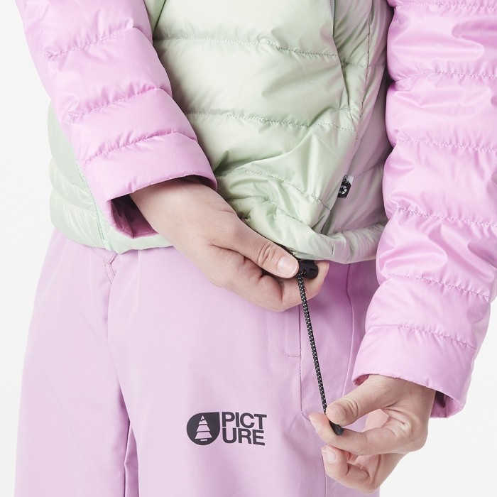 Picture Organic куртка пуховая Mid Puff Down W 2025 silt green-orchid M
