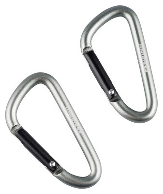 Munkees 3205 карабін D 5 мм x 50 мм (пара) grey