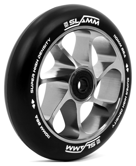 Slamm колесо Team 110 mm black-silver