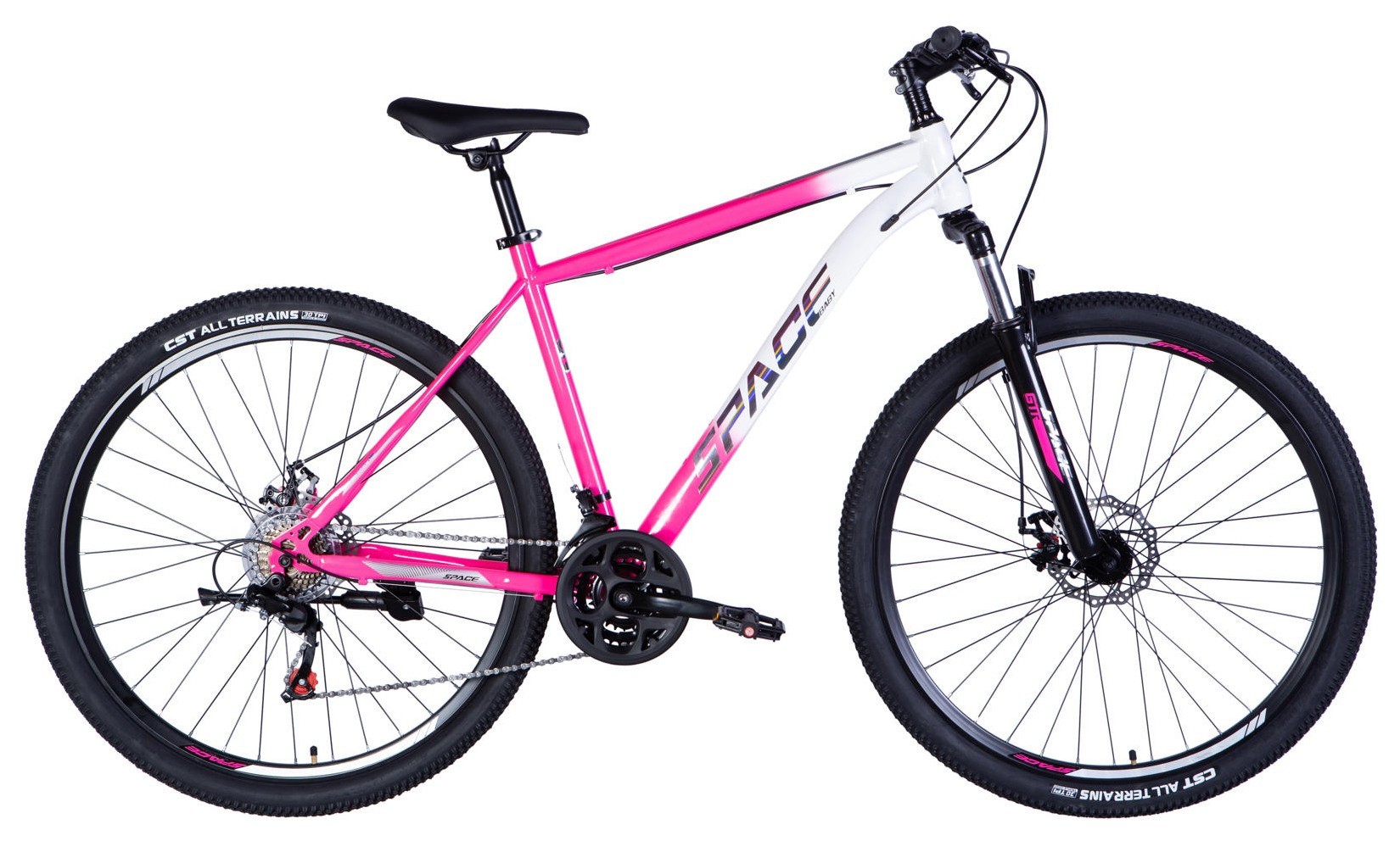 Велосипед ST 29" SPACE MARS DD FR рама-20" рожево-білий 2025