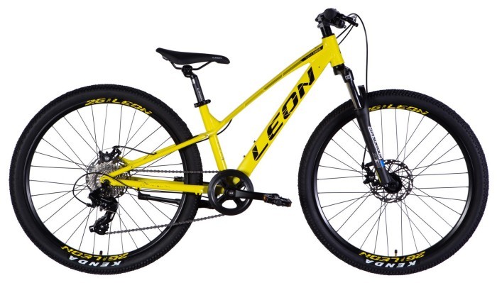 Велосипед AL 26" Leon SUPER JUNIOR DD CS рама-13" жовтий з чорним 2025