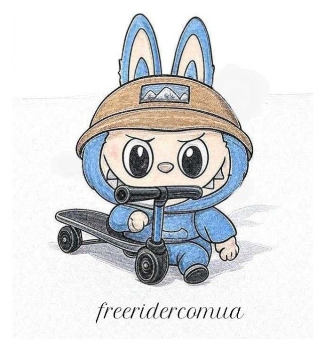 LaBuBu Go fRider наліпка (стікер)