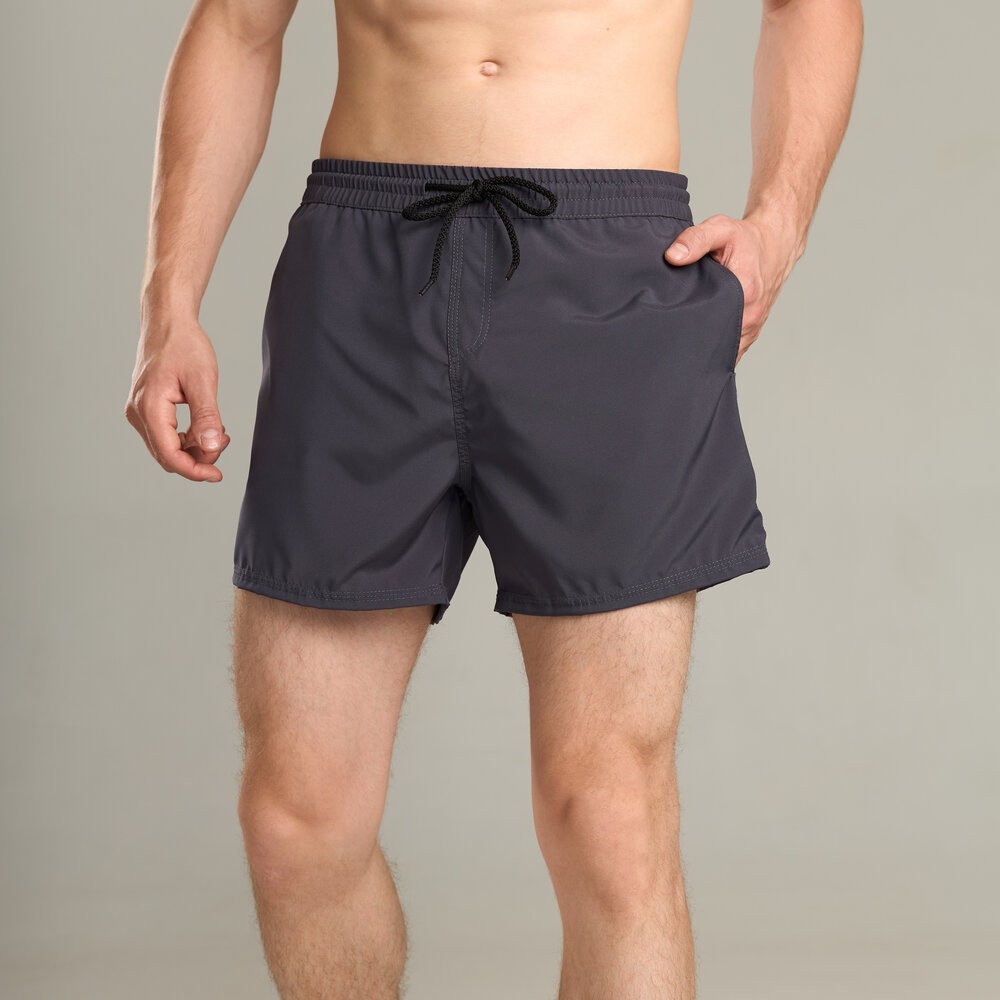 Плавальні шорти чоловічі темно-сірі Pobedov Pool day