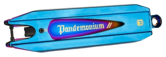 Дека Ethic DTC Pandemonium V2 Pro 460mm - Blue Chrome