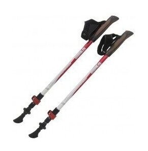 Палиці для скандинавської ходьби Tramp Compact Alu 6061 червоні (пара)