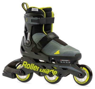 Ролики дитячі Rollerblade Microblade Free 3WD Anthracite Lime 2023