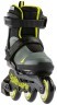 Ролики дитячі Rollerblade Microblade Free 3WD Anthracite Lime 2023 Фото - 2