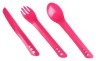 Вилка, ложка, ніж Lifeventure Ellipse Cutlery pink Фото - 1