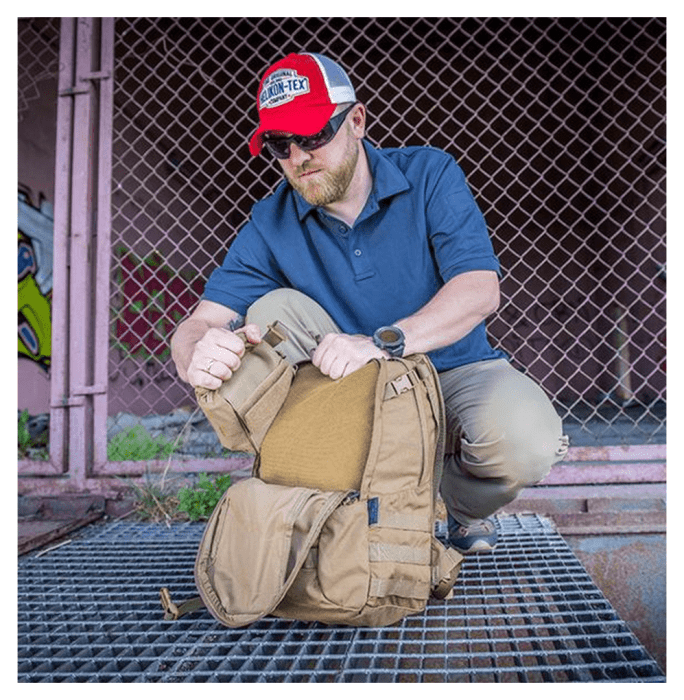 Рюкзак EDC 21л Helikon-Tex Backpack - Nylon Polyester Blend - Melange Grey