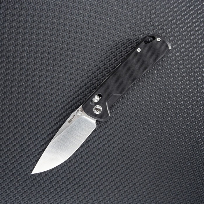 Ніж складаний SRM 168L-GB, чорний