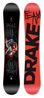 Сноуборд Drake TEAM 158 Grey/white/red (76261005) O