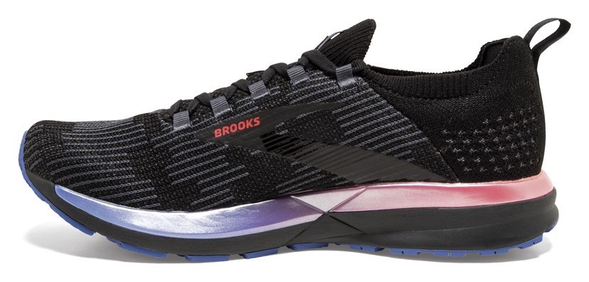 Кросівки жіночі Brooks RICOCHET 2 W 36.5 (6.0US) Black/blue/fiery coral (1203031B015)