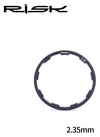 Кільце проставочне з пазом для барабана втулки алюміній 2,35*28.6 аннод. Risk RA107-4