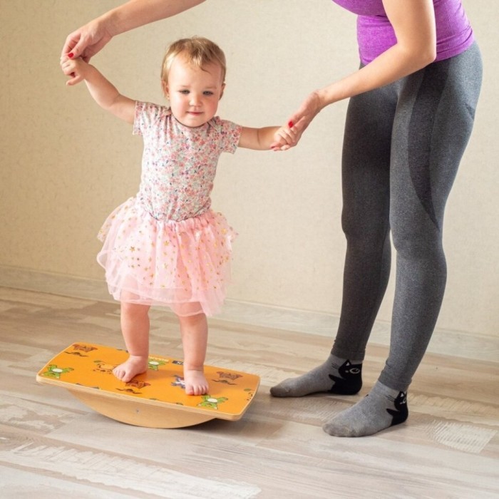 Дитячий балансборд Ex-board Більгоу Yellow