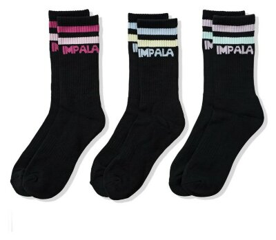 Impala шкарпетки Stripe 37-41EU - BLACK