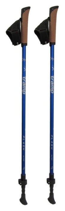 Палиці для скандинавської ходьби Tramp Flash Alu 7075 сині (пара)