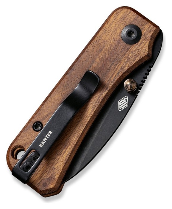 Ніж складаний Civivi Baby Banter Cuibourtia Wood C19068SB-2