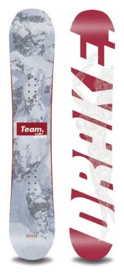 Сноуборд Drake TEAM 158 Grey/white/red (76281004) O