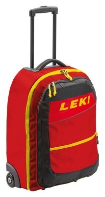 Сумка дорожня на колесиках Leki BUSINESS TROLLEY 50 L Red/black/yellow (363520006)