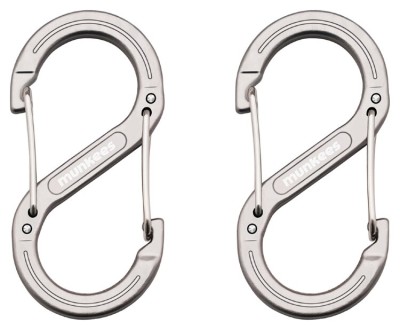 Munkees 3276 карабін Forged S 6 mm x 60 mm (пара) grey