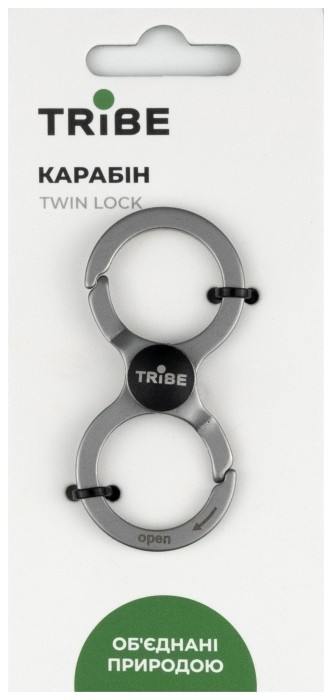 Карабін Tribe Twin Lock T-LB-0007-metal