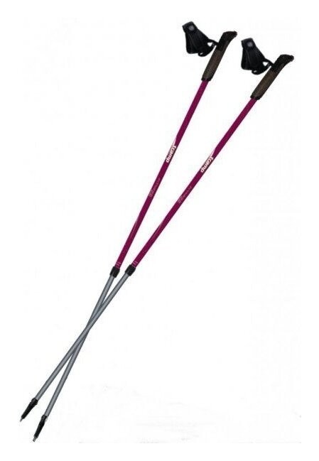 Палиці для скандинавської ходьби Tramp Fitness Alu 6061 червоні  (пара)