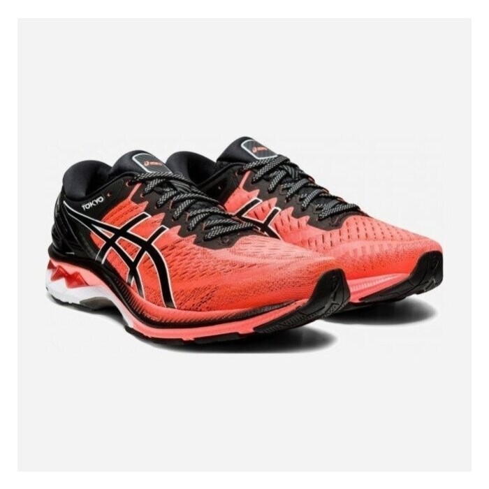 Кроссовки для бега Asics 1011B077 Gel-Kayano 27 Tokyo Sunrise Red Black 2021