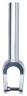 Вилка Tilt Rigid Pro - Silver