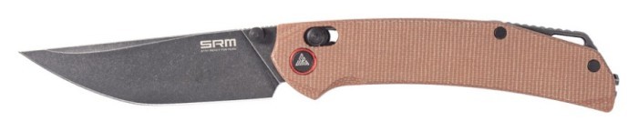 Ніж складаний SRM Asika 411L-MN, коричневий