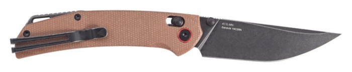 Ніж складаний SRM Asika 411L-MN, коричневий