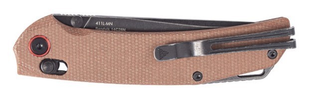 Ніж складаний SRM Asika 411L-MN, коричневий