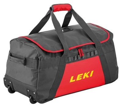Сумка дорожня на колесиках Leki TROLLEY BAG 85 L Black/red (363110006)