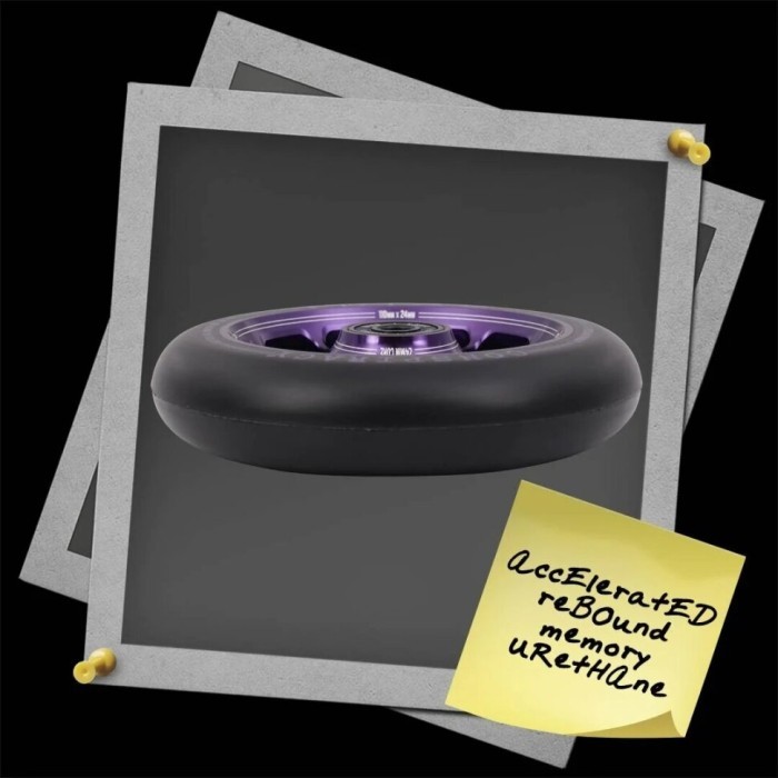 Колеса для трюкового самокату Triad Conspiracy 110мм x 24мм (пара) - Ano Purple