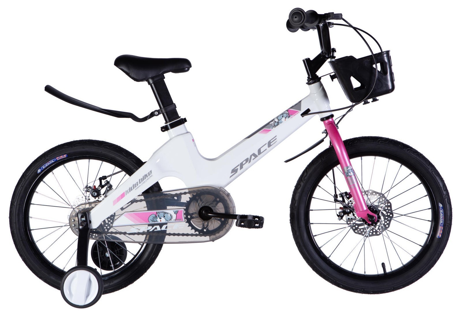 Велосипед MG 18" SPACE KID MOON DD рама-10" білий 2025