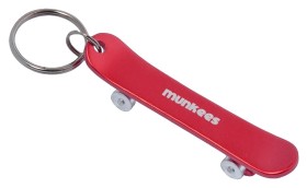 Munkees 3425 брелок-відкривачка Skateboard S red