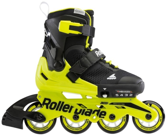 Ролики дитячі Rollerblade Microblade Black Neon Yellow