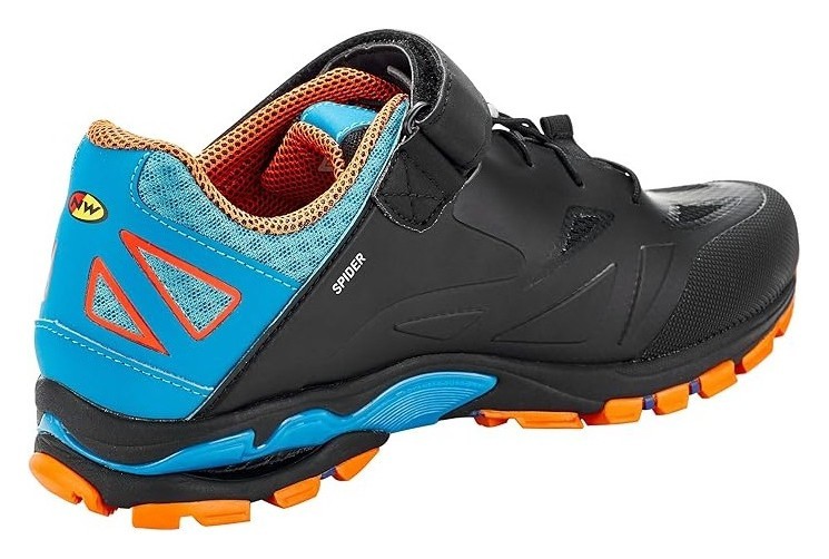 Туфлі велосипедні Northwave SPIDER 2 M 41 (8.5US) Black/blue/orange (80153009) O