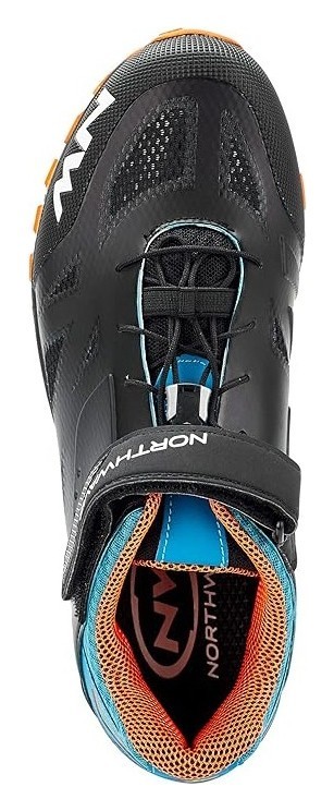 Туфлі велосипедні Northwave SPIDER 2 M 41 (8.5US) Black/blue/orange (80153009) O