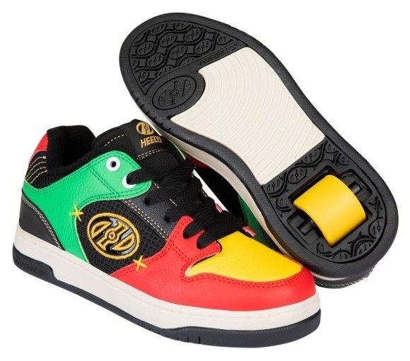 Роликові кросівки Heelys Cosmical HE101313 Red Black Green Yellow